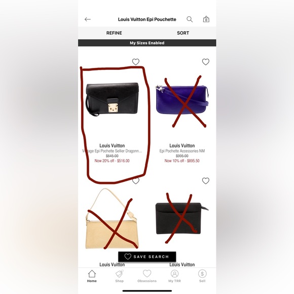 🔥 💯 Authentic Louis Vuitton Epi Pouchette🔥 - Picture 8 of 8